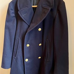 Vintage VietNam Era US Naval Officer's Pea Jacket, Men's 38R